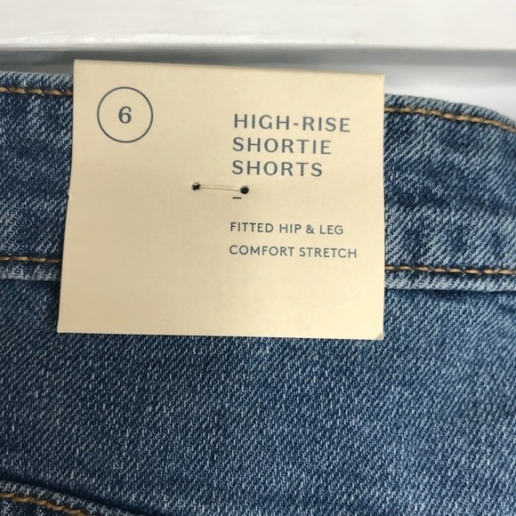 NWT high rise shortie shorts - Picture 4 of 7